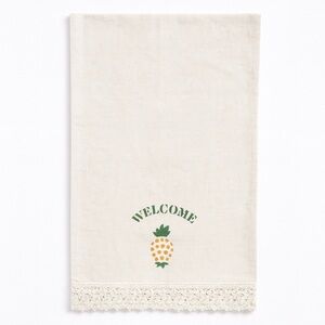 Welcome Pineapple Hand Towel